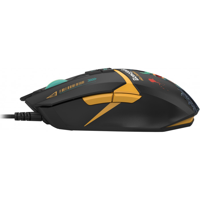 Мышь A4Tech Bloody W63 Max Renegade черный/рисунок оптическая 12000dpi USB (W63 MAX)