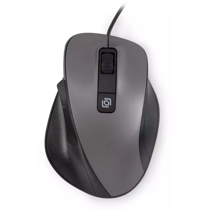 Мышь Оклик 504M черный/серый оптическая 3600dpi silent USB 6but (2004741)