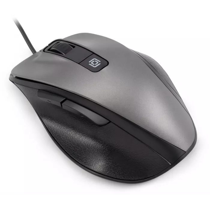 Мышь Оклик 504M черный/серый оптическая 3600dpi silent USB 6but (2004741)