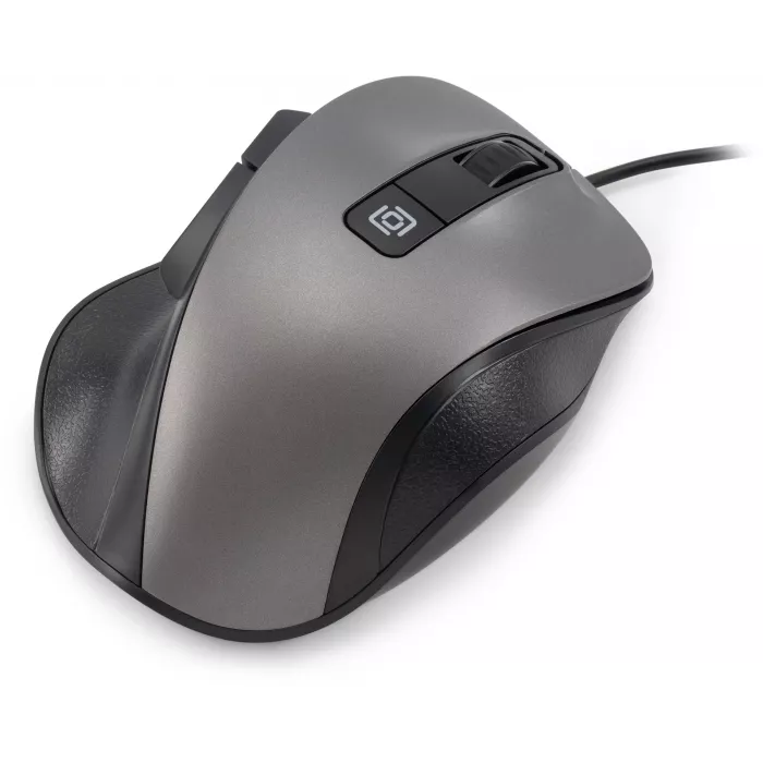 Мышь Оклик 504M черный/серый оптическая 3600dpi silent USB 6but (2004741)