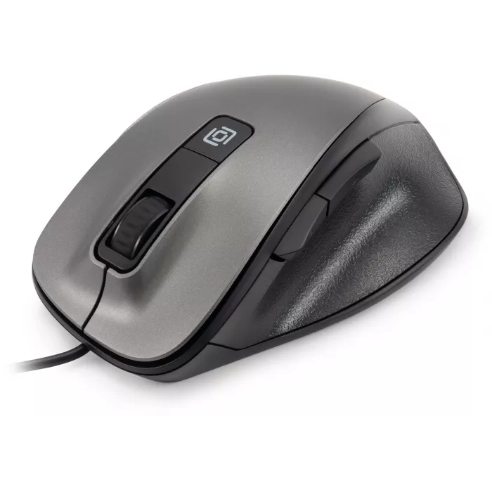 Мышь Оклик 504M черный/серый оптическая 3600dpi silent USB 6but (2004741)