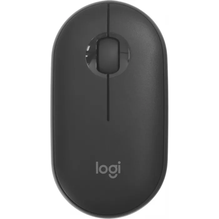 Мышь Logitech Pebble 2 M350S графитовый оптическая 4000dpi silent беспров. BT для ноутбука 2but (910-006988)