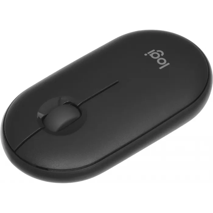 Мышь Logitech Pebble 2 M350S графитовый оптическая 4000dpi silent беспров. BT для ноутбука 2but (910-006988)