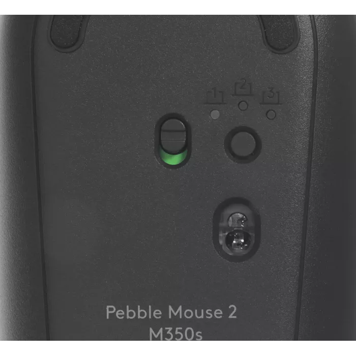 Мышь Logitech Pebble 2 M350S графитовый оптическая 4000dpi silent беспров. BT для ноутбука 2but (910-006988)