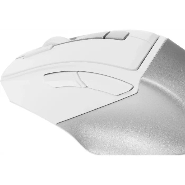 Мышь A4Tech Fstyler FG45CS Air2 белый/серебристый оптическая 2000dpi silent беспров. USB для ноутбука 7but (FG45CS AIR2 USB (SILVER WHITE))