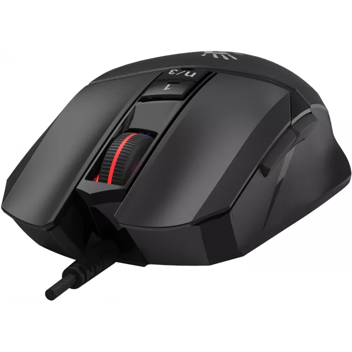 Мышь A4Tech Bloody W65 Max Mini черный оптическая 12000dpi USB 9but (W65 MAX MINI HONEYCOMB)