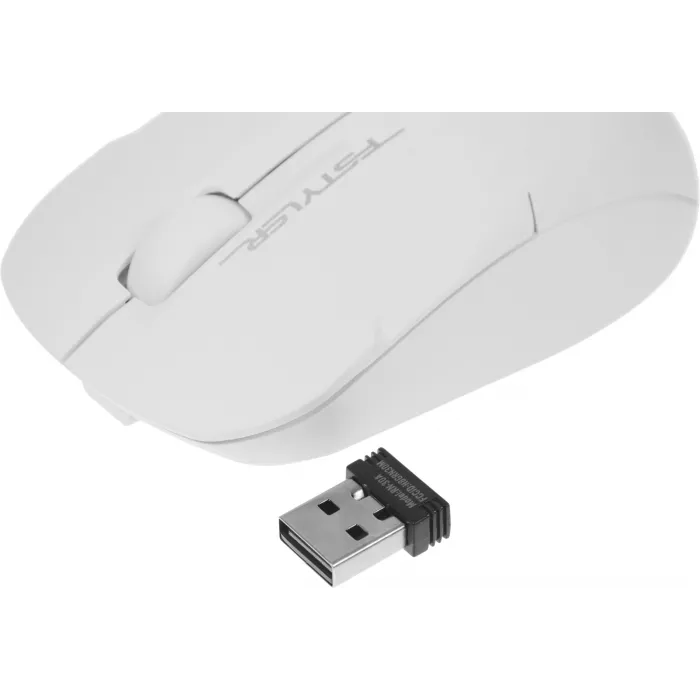 Мышь A4Tech Fstyler FG15CS Air2 белый оптическая 1200dpi silent беспров. USB для ноутбука 3but