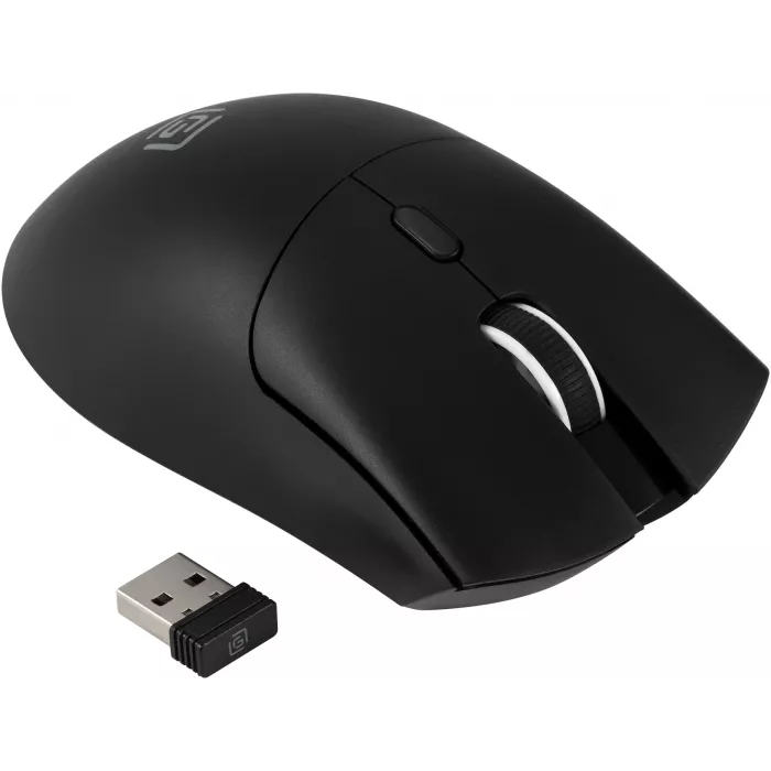 Мышь Оклик 980GMW черный оптическая 26000dpi беспров. BT/Radio USB для ноутбука 6but