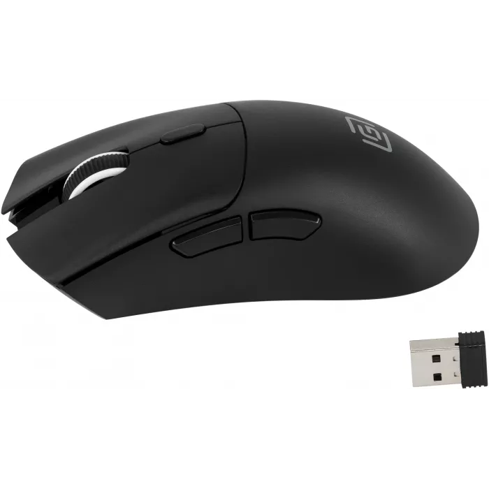 Мышь Оклик 980GMW черный оптическая 26000dpi беспров. BT/Radio USB для ноутбука 6but