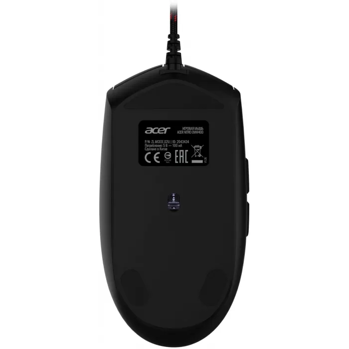 Мышь Acer Nitro OMW400 черный оптическая 6400dpi USB 6but (ZL.MCEEE.02U)