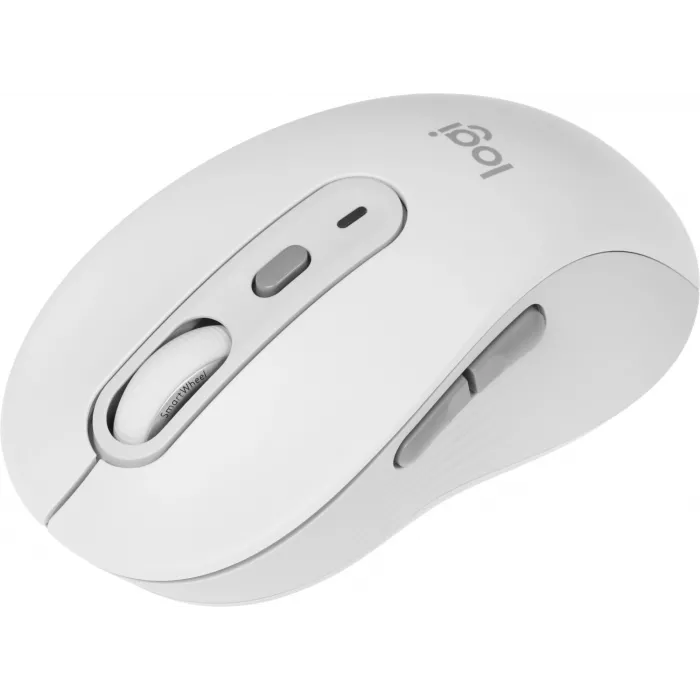 Мышь Logitech M750 белый оптическая 4000dpi беспров. BT/Radio USB 5but (910-006271)