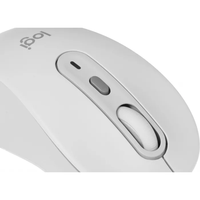 Мышь Logitech M750 белый оптическая 4000dpi беспров. BT/Radio USB 5but (910-006271)