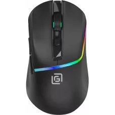 Мышь Оклик 775GW черный оптическая 5000dpi беспров. BT/Radio USB/USB-C 6but