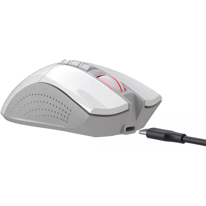 Мышь A4Tech Bloody R90 Plus белый оптическая 5000dpi беспров. USB 7but (R90 PLUS GREUISH WHITE)