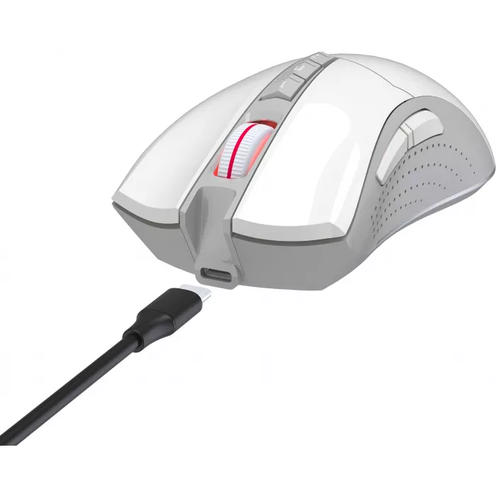 Мышь A4Tech Bloody R90 Plus белый оптическая 5000dpi беспров. USB 7but (R90 PLUS GREUISH WHITE)
