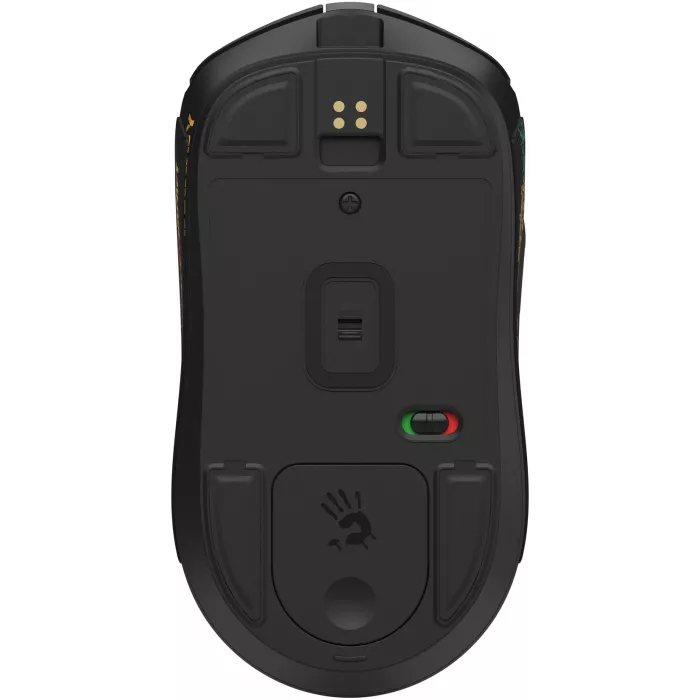 Мышь A4Tech Bloody R72 Ultra Duo Renegade черный оптическая 20000dpi беспров. USB/USB-C 7but