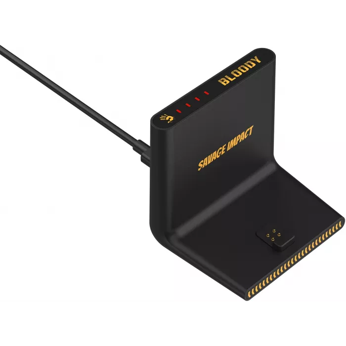 Мышь A4Tech Bloody R72 Ultra Duo Renegade черный оптическая 20000dpi беспров. USB/USB-C 7but