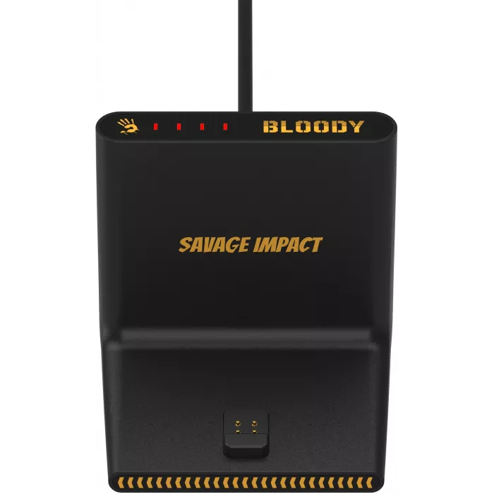 Мышь A4Tech Bloody R72 Ultra Duo Renegade черный оптическая 20000dpi беспров. USB/USB-C 7but