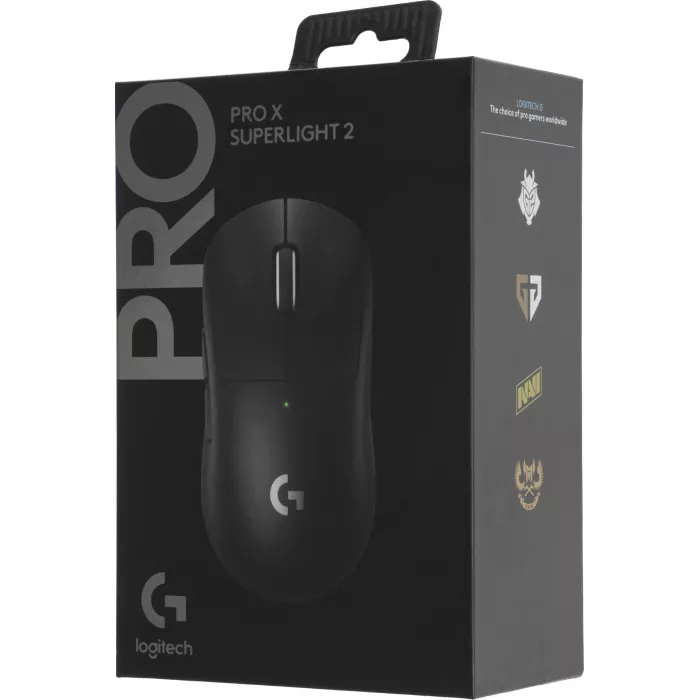 Мышь Logitech G Pro X Superlight 2 черный оптическая 32000dpi беспров. USB 4but (910-006632)