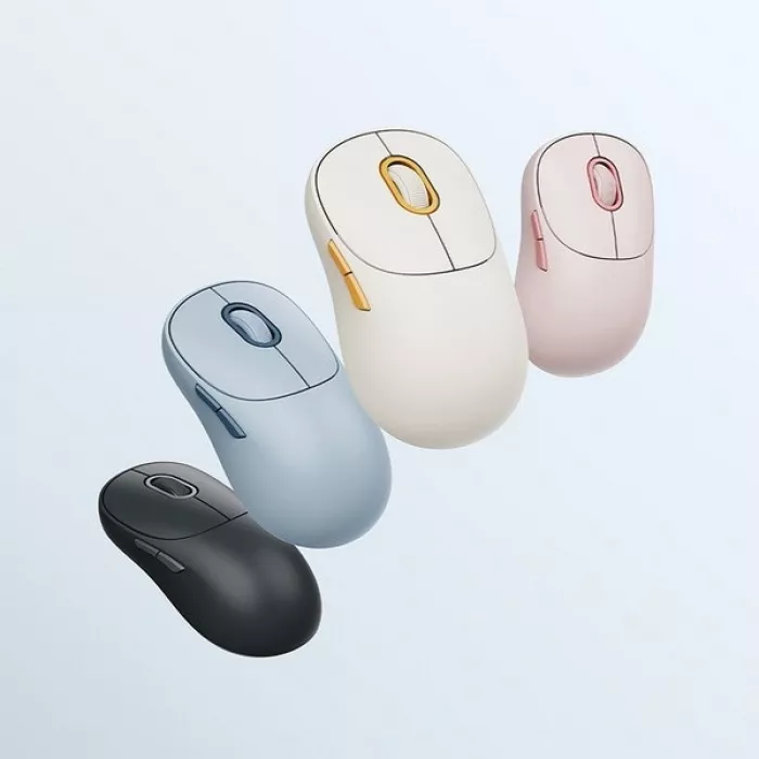 Мышь Xiaomi Wireless Mouse 3 черный оптическая 1200dpi silent беспров. BT/Radio USB для ноутбука 4but (BHR8913GL)