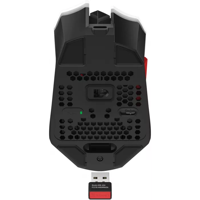 Мышь A4Tech Bloody R36 Ultra белый/черный/красный оптическая 12000dpi беспров. USB 7but (R36 ULTRA NARAKA USB)