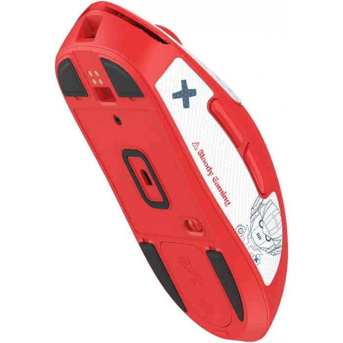 Мышь A4Tech Bloody R72 Pro красный оптическая 26000dpi беспров. USB-C 7but (R72 PRO PYRO BLAZE)