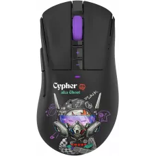 Мышь A4Tech Bloody R73 Pro черный/рисунок оптическая 26000dpi беспров. USB/USB-C 7but (R73 PRO CYPHER GHOST)