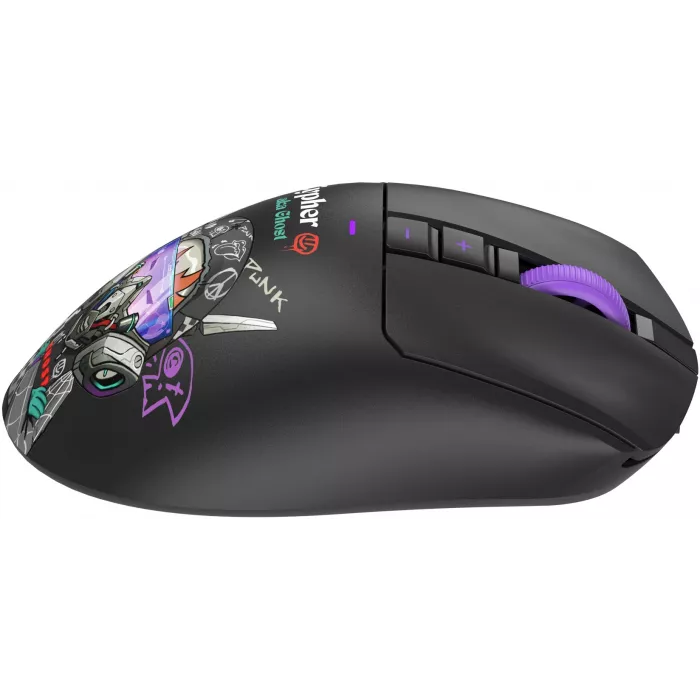 Мышь A4Tech Bloody R73 Pro черный/рисунок оптическая 26000dpi беспров. USB/USB-C 7but (R73 PRO CYPHER GHOST)