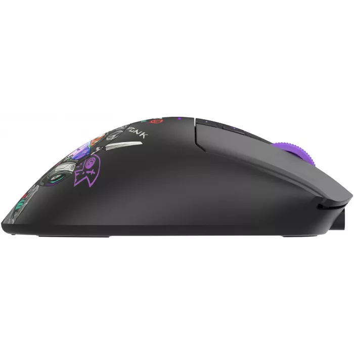 Мышь A4Tech Bloody R73 Pro черный/рисунок оптическая 26000dpi беспров. USB/USB-C 7but (R73 PRO CYPHER GHOST)