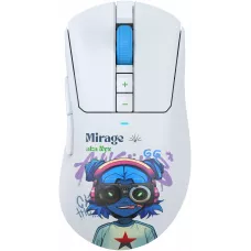 Мышь A4Tech Bloody R73 Pro белый/рисунок оптическая 26000dpi беспров. USB/USB-C 7but (R73 PRO NYX MIRAGE)