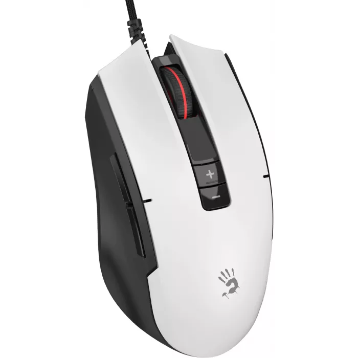 Мышь A4Tech Bloody ES8 белый оптическая 6000dpi USB 7but (ES8 PANDA WHITE)