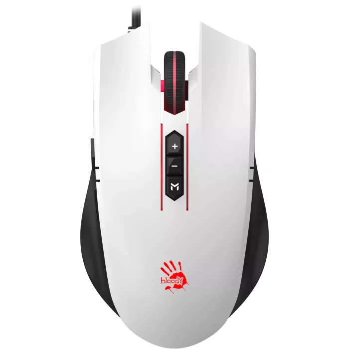 Мышь A4Tech Bloody ES7 белый оптическая 6000dpi USB 8but (ES7 PANDA WHITE)