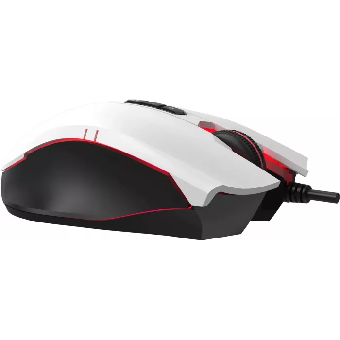 Мышь A4Tech Bloody ES7 белый оптическая 6000dpi USB 8but (ES7 PANDA WHITE)