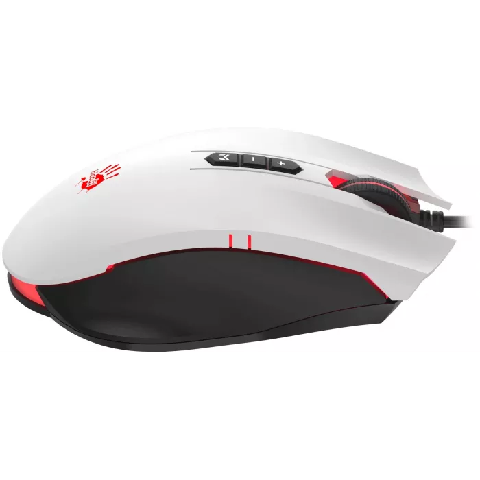 Мышь A4Tech Bloody ES7 белый оптическая 6000dpi USB 8but (ES7 PANDA WHITE)