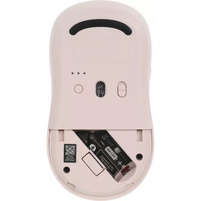 Мышь Xiaomi Wireless Mouse 3 розовый оптическая 1200dpi silent беспров. BT/Radio USB для ноутбука 4but (BHR8911GL)