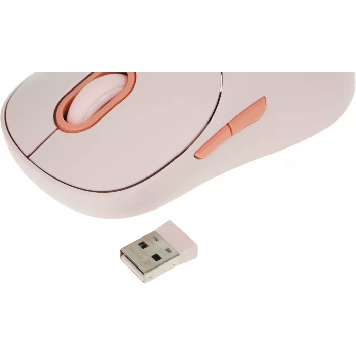 Мышь Xiaomi Wireless Mouse 3 розовый оптическая 1200dpi silent беспров. BT/Radio USB для ноутбука 4but (BHR8911GL)
