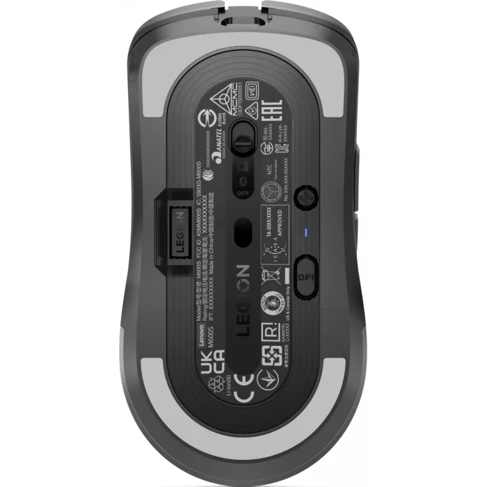 Мышь Lenovo Legion M600s Wireless Gaming темно-серый оптическая 19000dpi беспров. BT/Radio USB 5but (GY51H47354)
