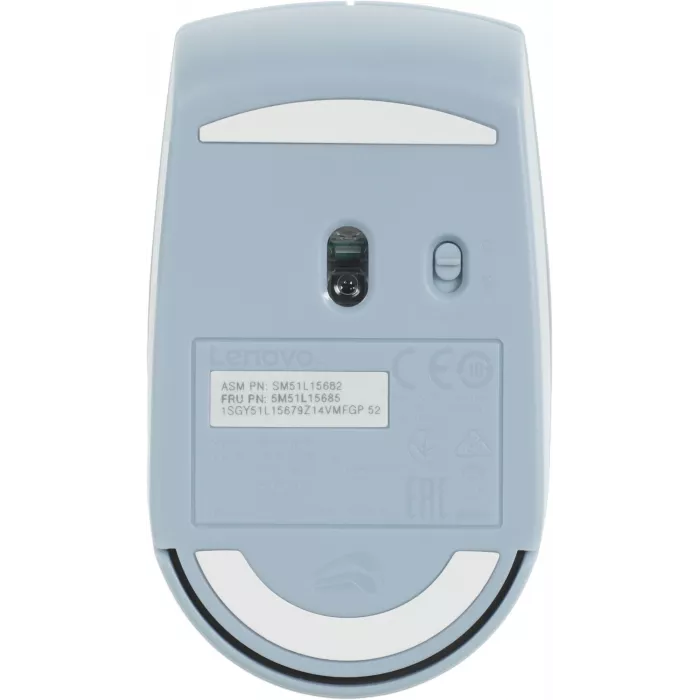 Мышь Lenovo 300 Wireless Compact светло-голубой оптическая 1000dpi беспров. USB 2but (GY51L15679)