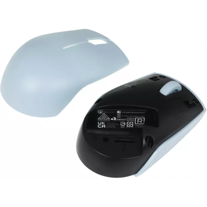 Мышь Lenovo 300 Wireless Compact светло-голубой оптическая 1000dpi беспров. USB 2but (GY51L15679)
