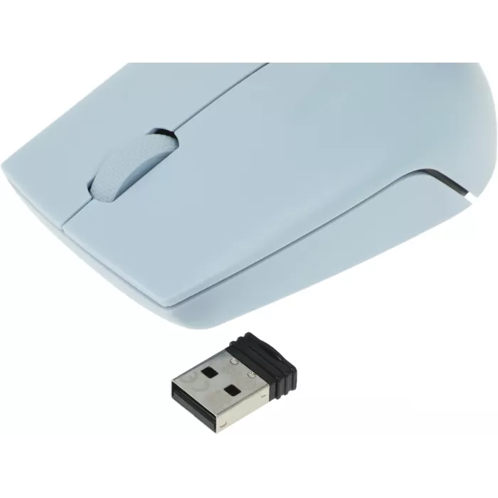 Мышь Lenovo 300 Wireless Compact светло-голубой оптическая 1000dpi беспров. USB 2but (GY51L15679)