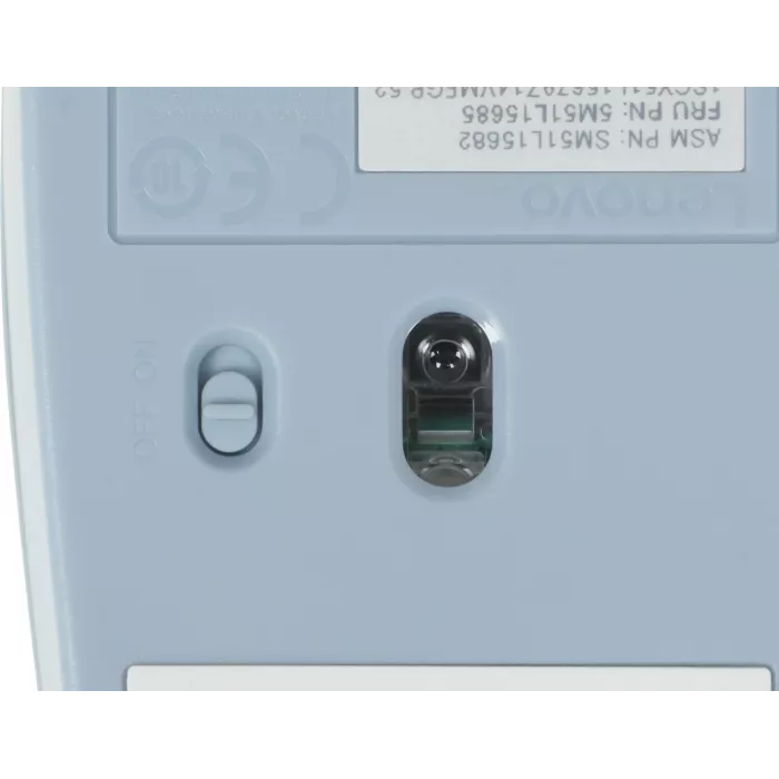 Мышь Lenovo 300 Wireless Compact светло-голубой оптическая 1000dpi беспров. USB 2but (GY51L15679)