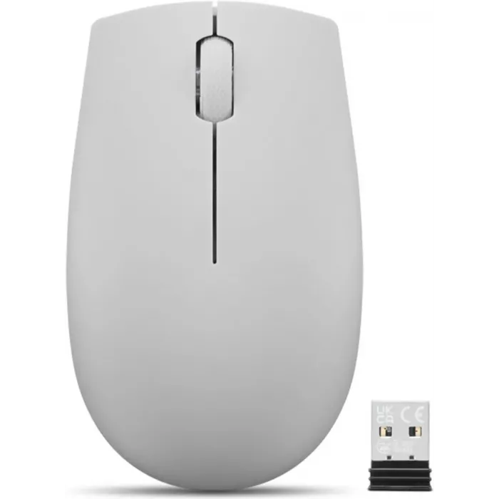 Мышь Lenovo 300 Wireless Compact серый оптическая 1000dpi беспров. USB 2but (GY51L15678)