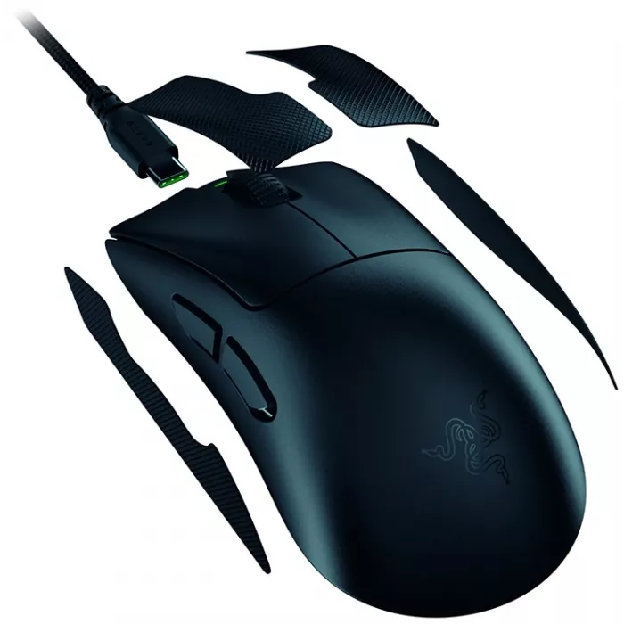 Мышь Razer DeathAdder V4 Pro черный оптическая 45000dpi беспров. USB 5but (RZ01-05330100-R3G1)