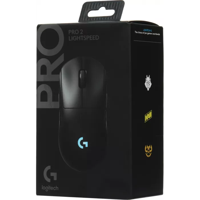Мышь Logitech G Pro 2 Lightspeed черный оптическая 44000dpi беспров. USB 7but (910-007297)