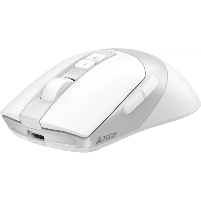 Мышь A4Tech Fstyler FB50CS Plus белый оптическая 3200dpi silent беспров. BT/Radio USB 7but