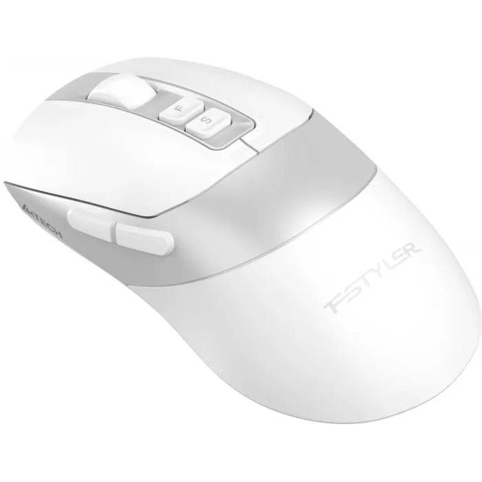 Мышь A4Tech Fstyler FB50CS Plus белый оптическая 3200dpi silent беспров. BT/Radio USB 7but