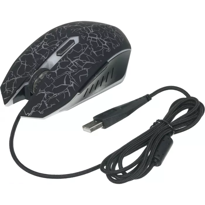 Мышь Оклик 905G INVASION черный оптическая 3600dpi USB для ноутбука 6but (405626)