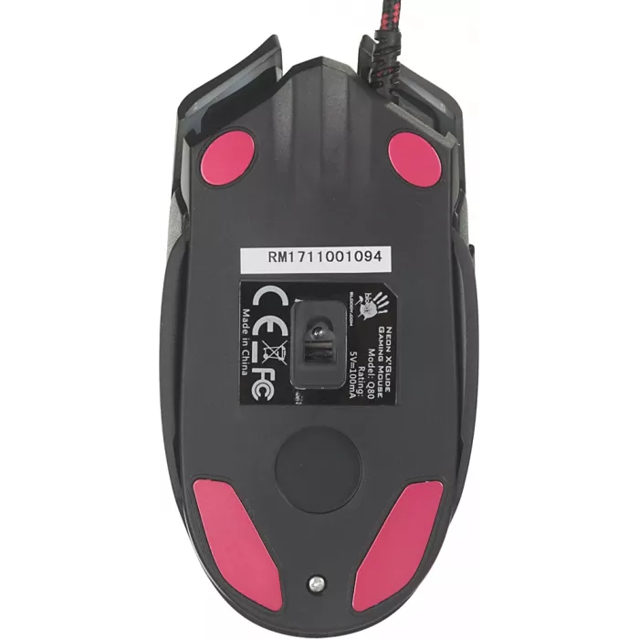 Мышь A4Tech Bloody Q80 черный оптическая 6200dpi USB 8but (Q80 BLACK)