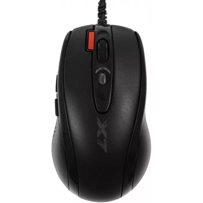 Мышь A4Tech X-7120 черный оптическая 2000dpi USB 7but (X-710BK+X7-200MP)