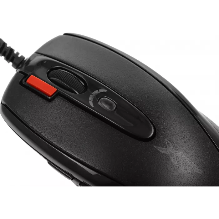 Мышь A4Tech X-7120 черный оптическая 2000dpi USB 7but (X-710BK+X7-200MP)